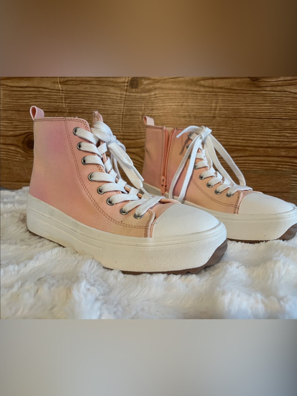 art class Pink High-Top Platform Sneakers